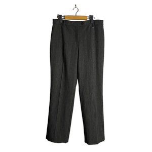 Conrad C. Collection Women's Gray Stretch Formal Straight Leg Pants